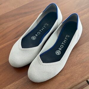 Rothy's Women's Light Gray Ballet Flats Sz 7